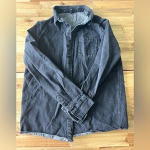 Oak + Fort Black Denim Jacket